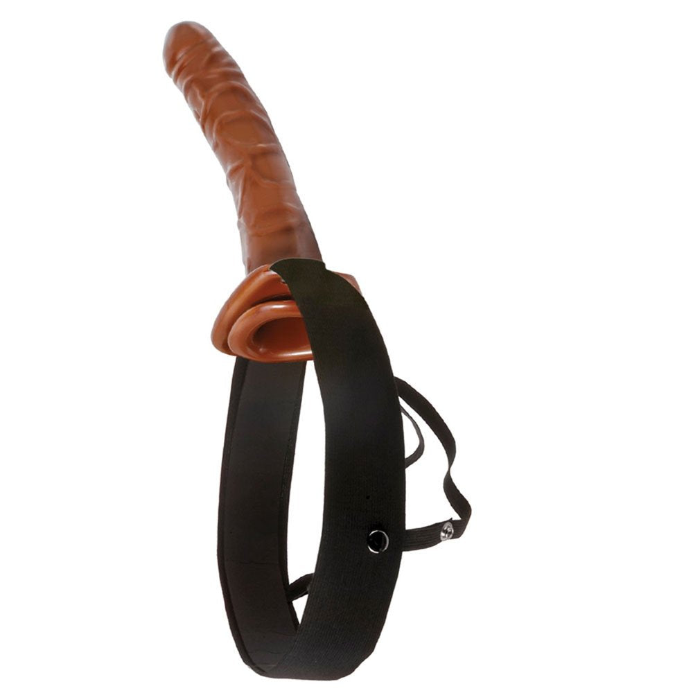 Pipedream Fetish Fantasy Series - 10' Chocolate Dream Hollow Strap-On