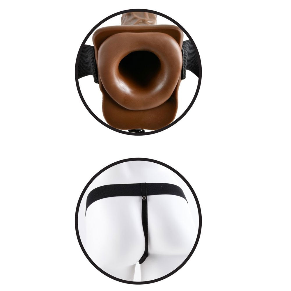 Pipedream Fetish Fantasy Series - 7' Hollow Strap-On with Balls