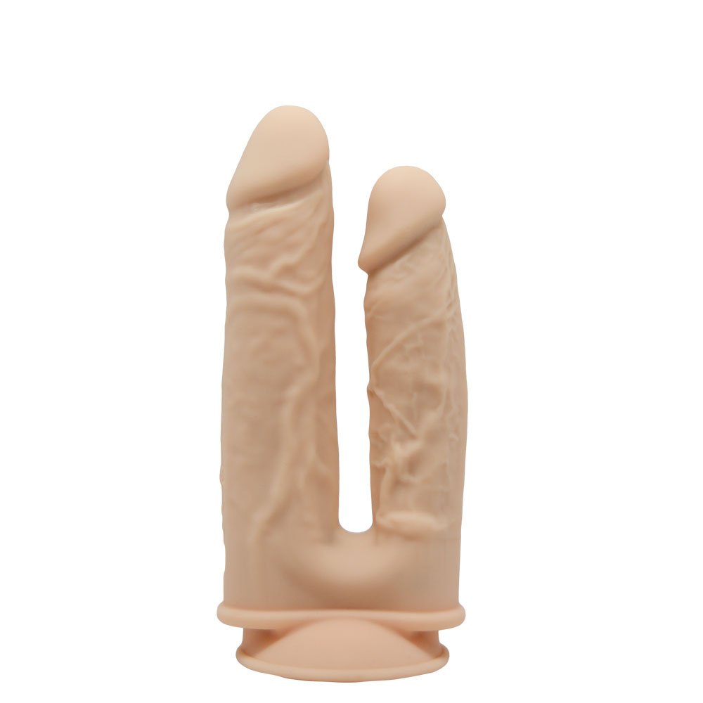 Premium Double Silicone Dildo Model 1 8" + 7"