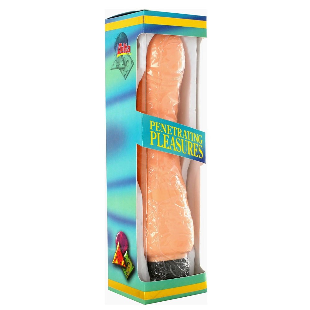 Seven Creations Vinyl P-Shape Vibrator No.2 Flesh