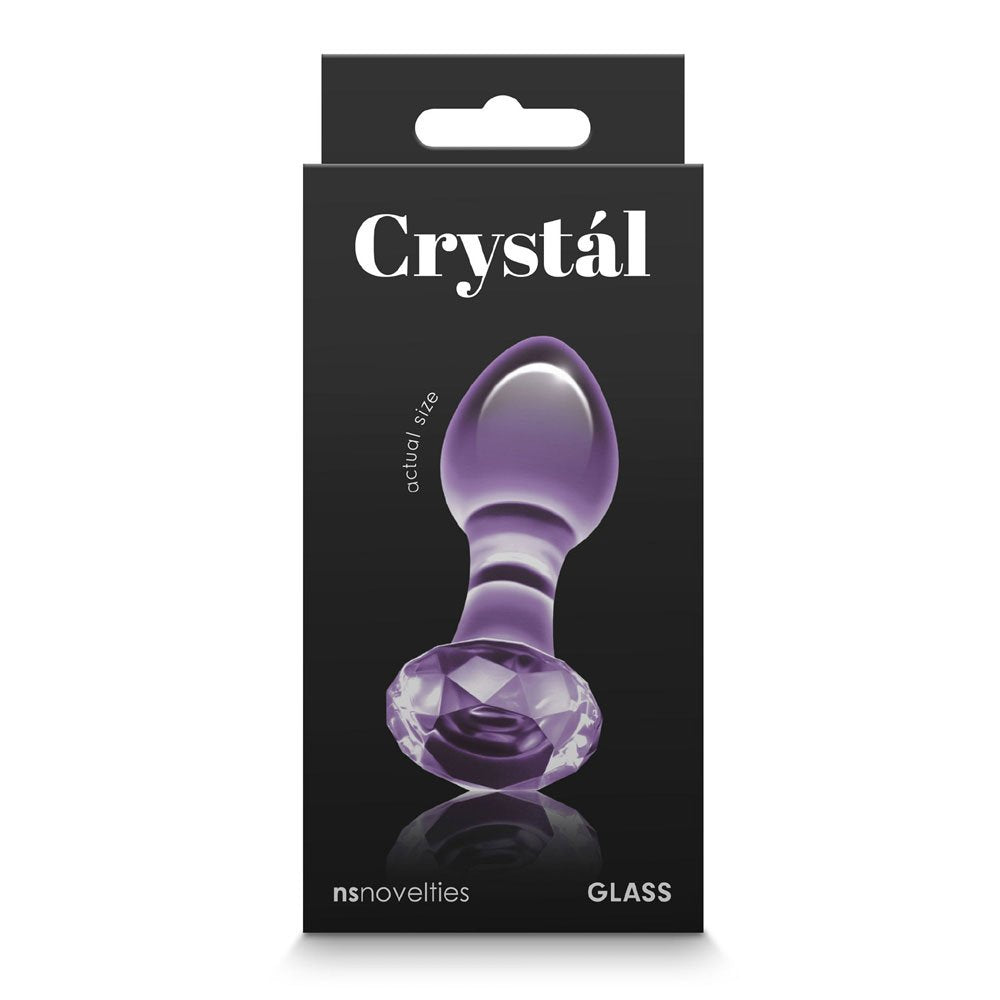 Plug Crystal Gem 9 x 3,2 cm Viola
