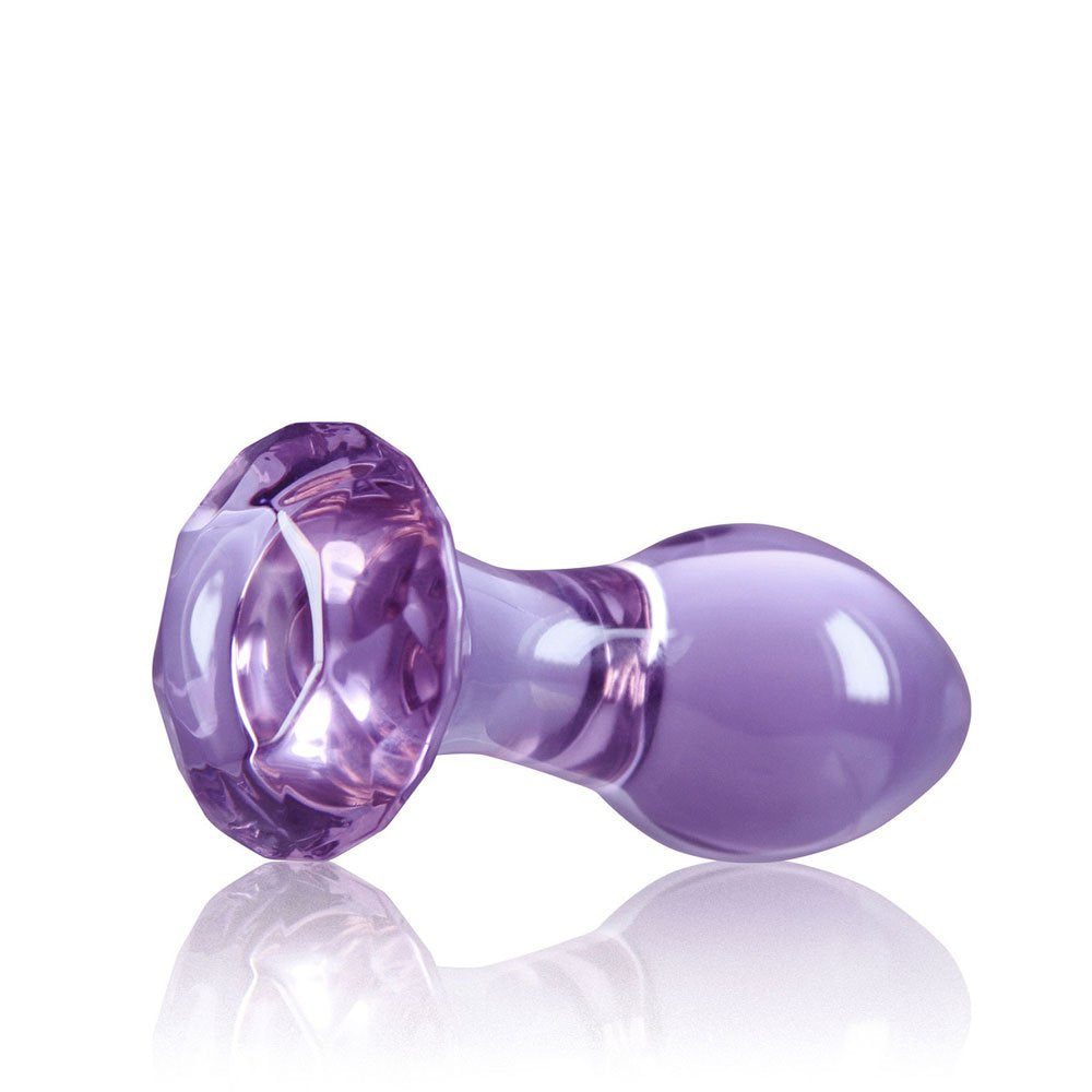 Plug Crystal Gem 9 x 3,2 cm Viola