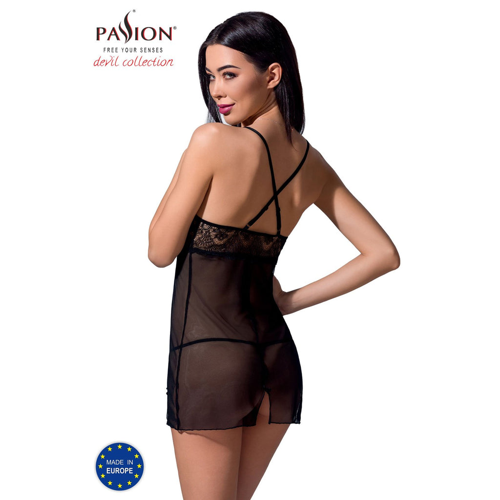 Babydoll QUENTRIS Nero - Taglia L/XL