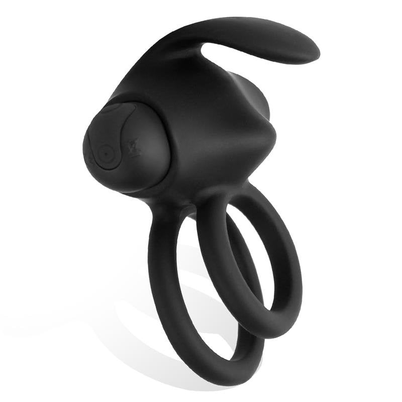 TARDENOCHE Reerin Doppio Anello Vibrante USB Telecomando USB Silicone