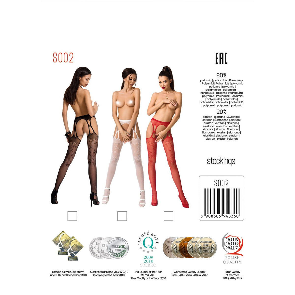 Collant S002 Bianco - Taglia Unica