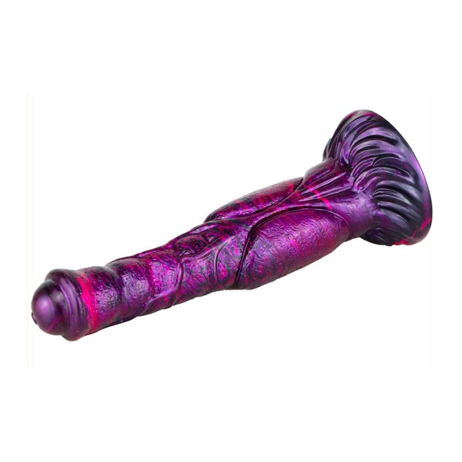 Dildo Jumbox 25 x 5,5 cm viola-nero