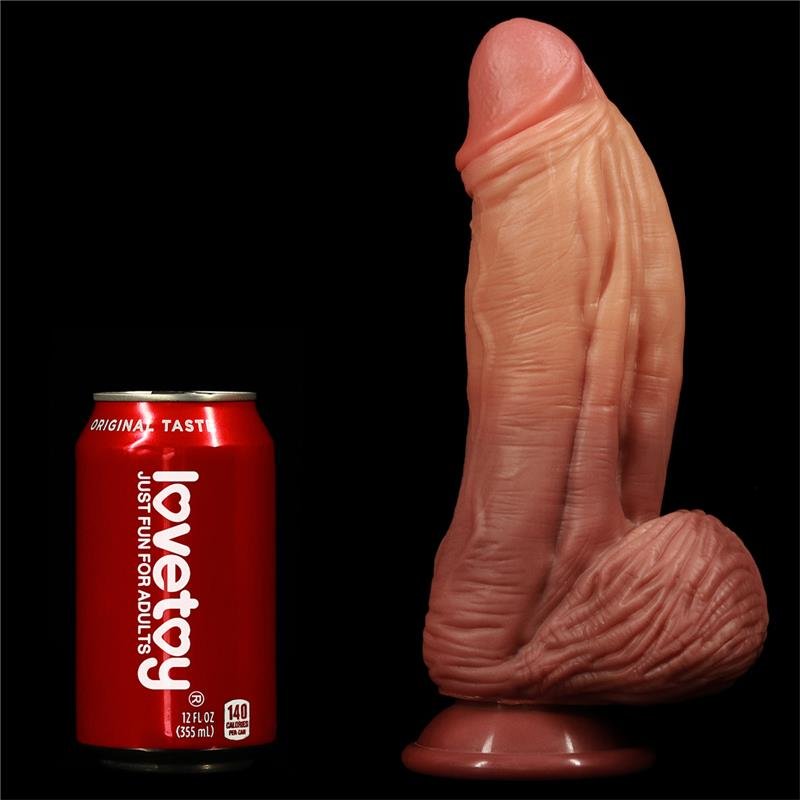 Dildo LOVETOY Nature King 10" Doppio Strato