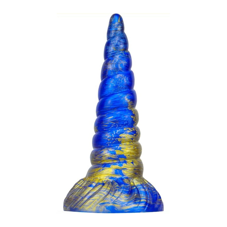 Dildo Unix 21 x 5,3 cm blu-oro