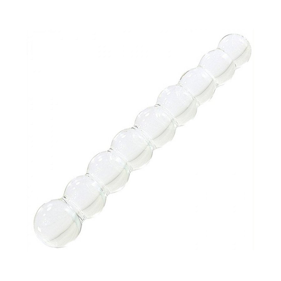 Dildo in vetro Snowball 15,6 x 2 cm
