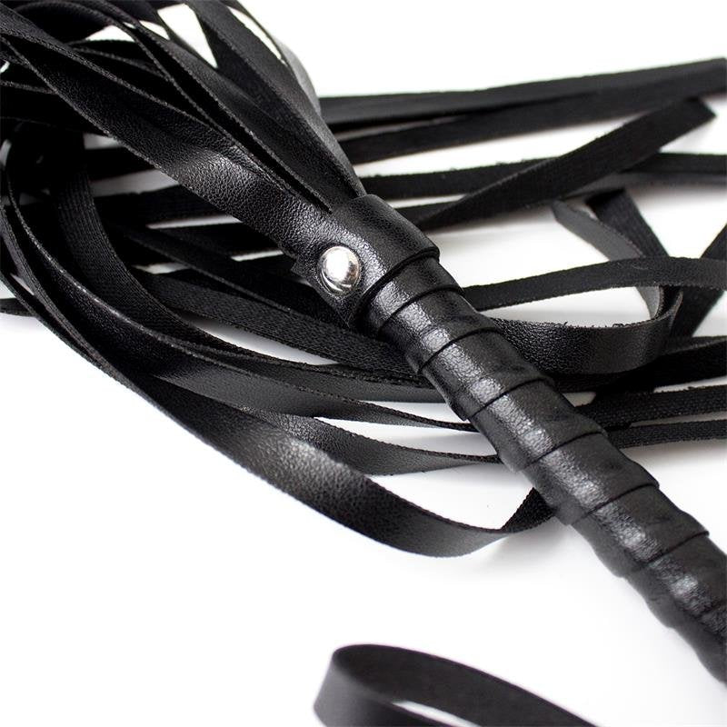 LATETOBED BDSM LINE Flogger 45 cm Nero