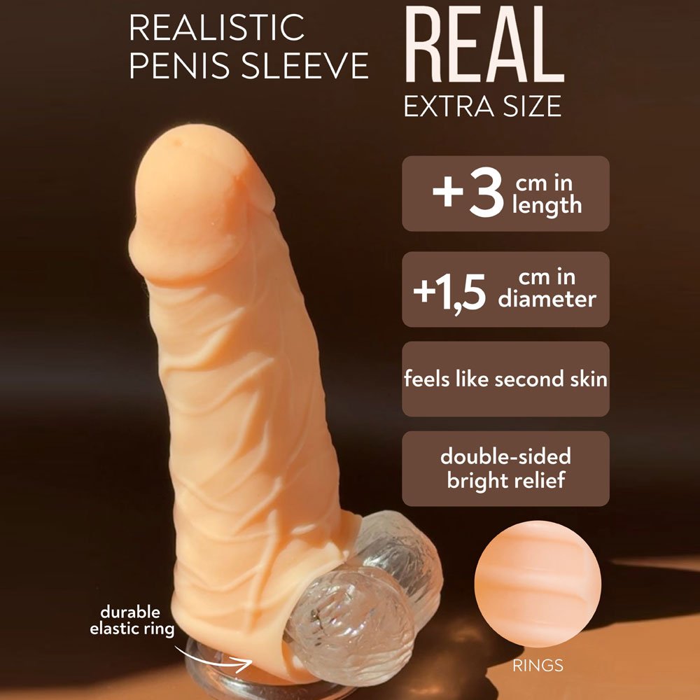 Guaina per pene Real Extra Size Rings