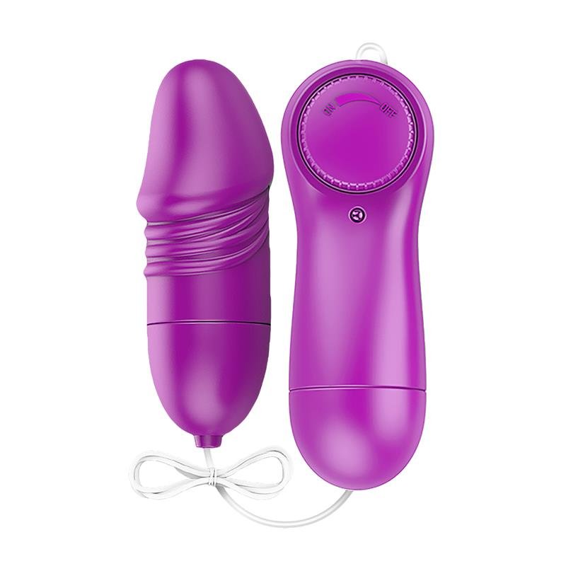 FLUÏD Laary Uovo vibrante multi-velocità con telecomando viola