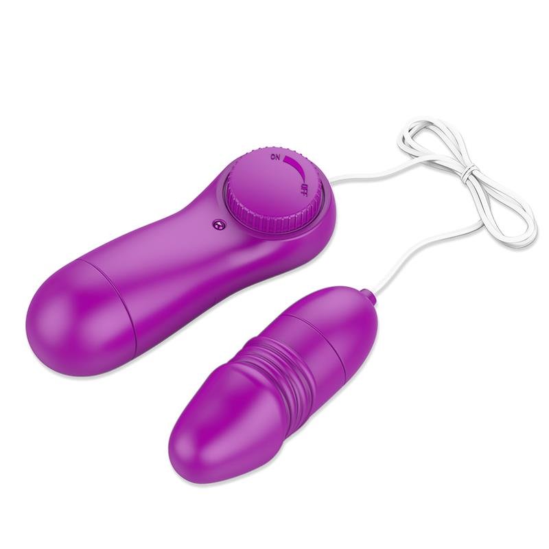 FLUÏD Laary Uovo vibrante multi-velocità con telecomando viola