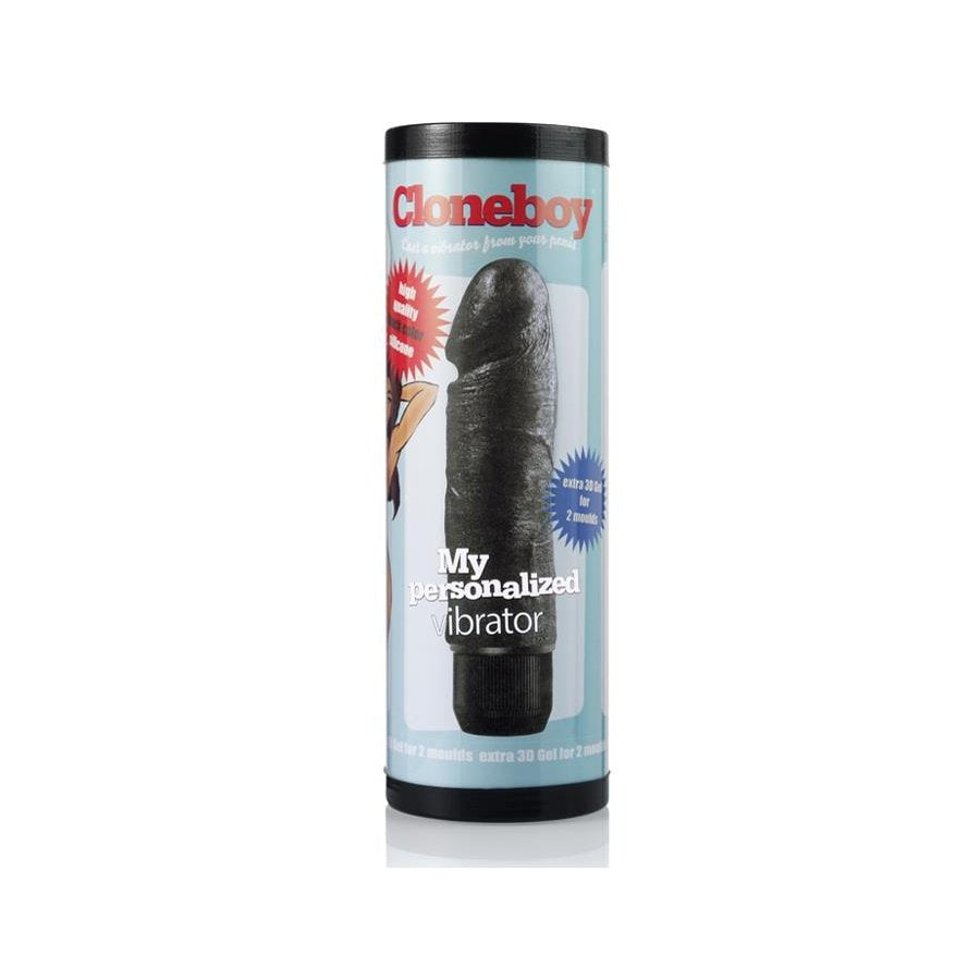 Dildo vibrante a stampo Cloneboy, nero
