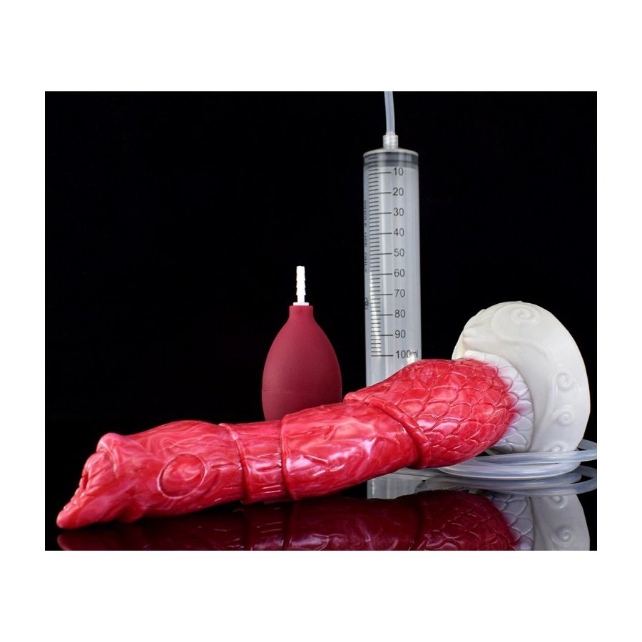 Dildo eiaculatore Monster Finn Uhr 22 x 4,8 cm