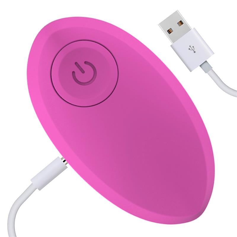 INTOYOU Uovo Vibrante con Telecomando Odise USB Silicone Rosa