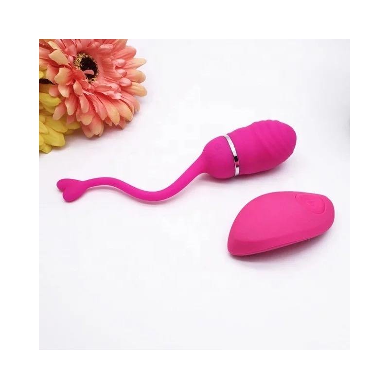 INTOYOU Uovo Vibrante con Telecomando Odise USB Silicone Rosa
