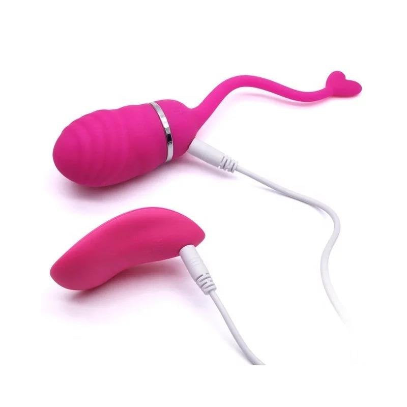 INTOYOU Uovo Vibrante con Telecomando Odise USB Silicone Rosa
