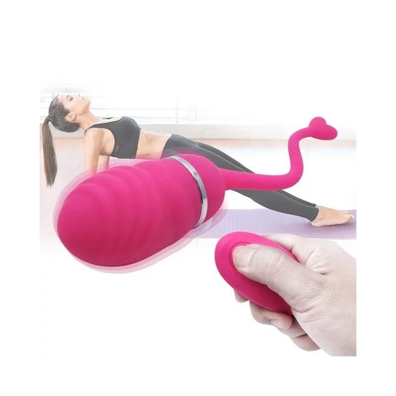 INTOYOU Uovo Vibrante con Telecomando Odise USB Silicone Rosa