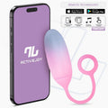 INTOYOU APP SERIES Uovo Vibrante con APP in Silicone a Doppio Strato Blu/Rosa