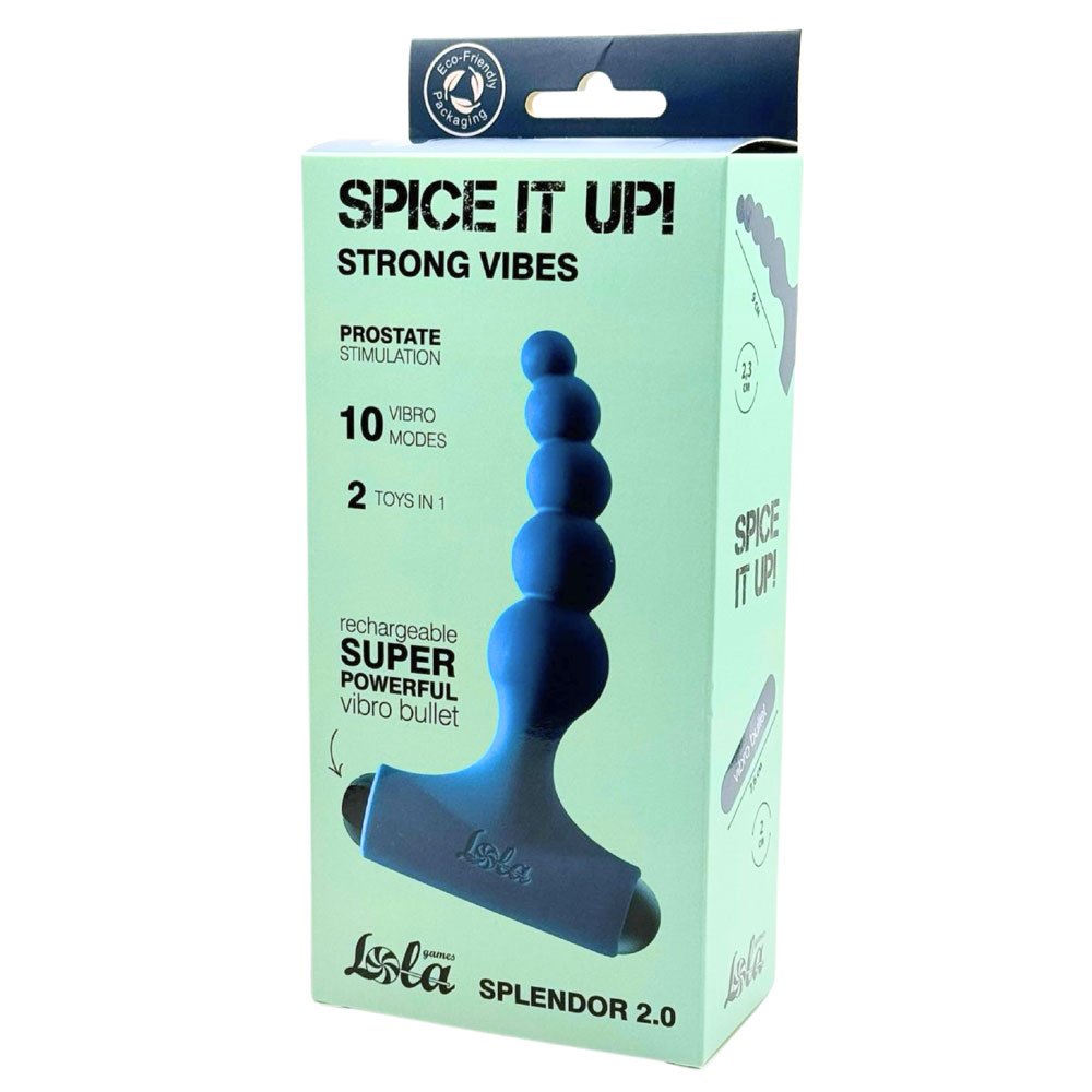 Plug anale con proiettile ricaricabile Spice it Up Splendor 2.0