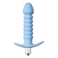 Plug anale con vibrazione Twisted Blue