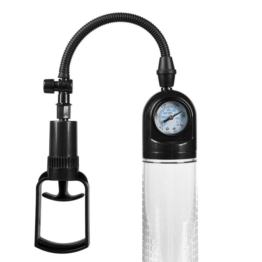 BOOST PUMPS Pompa per pene manuale con valvola PSX03 Crystal