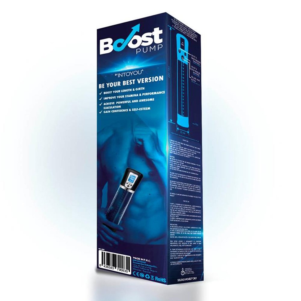 BOOST PUMPS Pompa per pene automatica con schermo LCD PSX08 USB