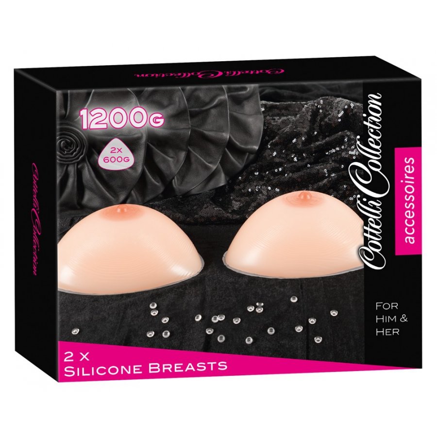 Forme per il seno in silicone 2 x 600g