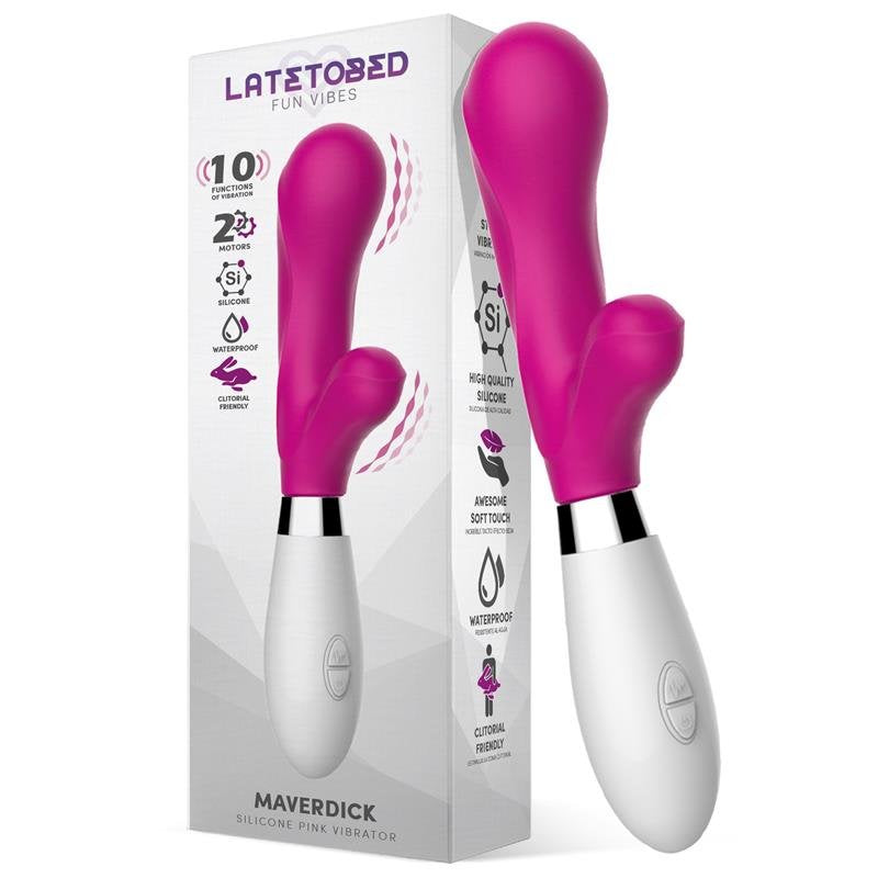 LATETOBED Maverdick Vibratore in silicone rosa