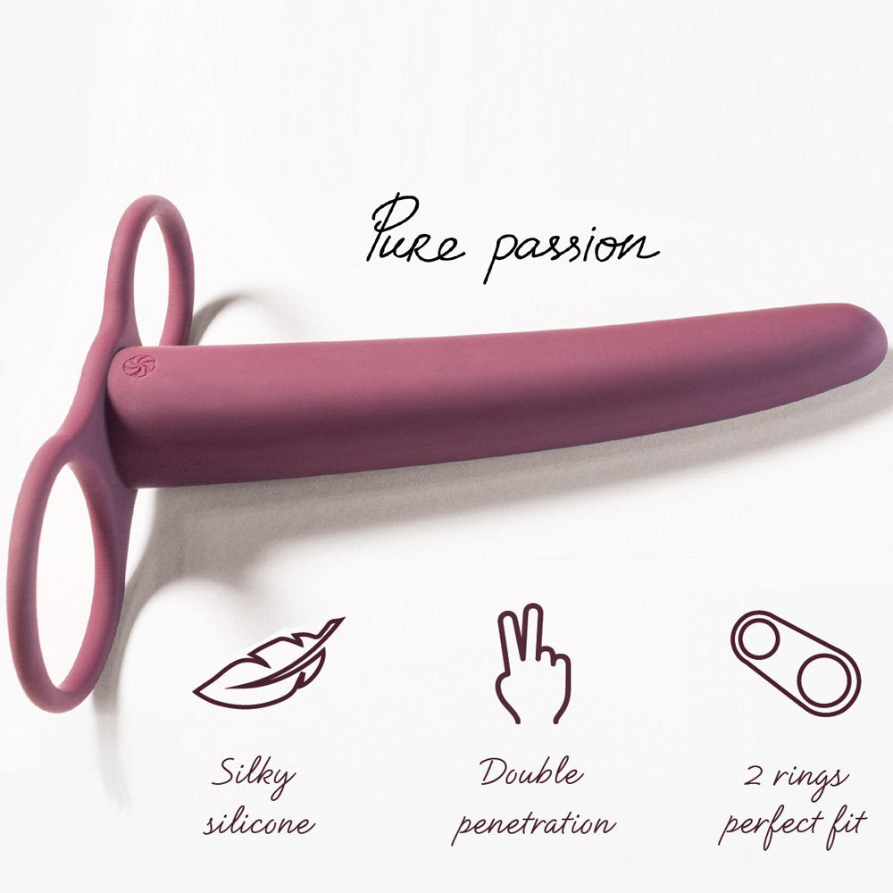 Strap-on Pure Passion Gimlet Wine red