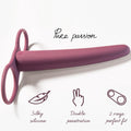 Strap-on Pure Passion Gimlet Wine red