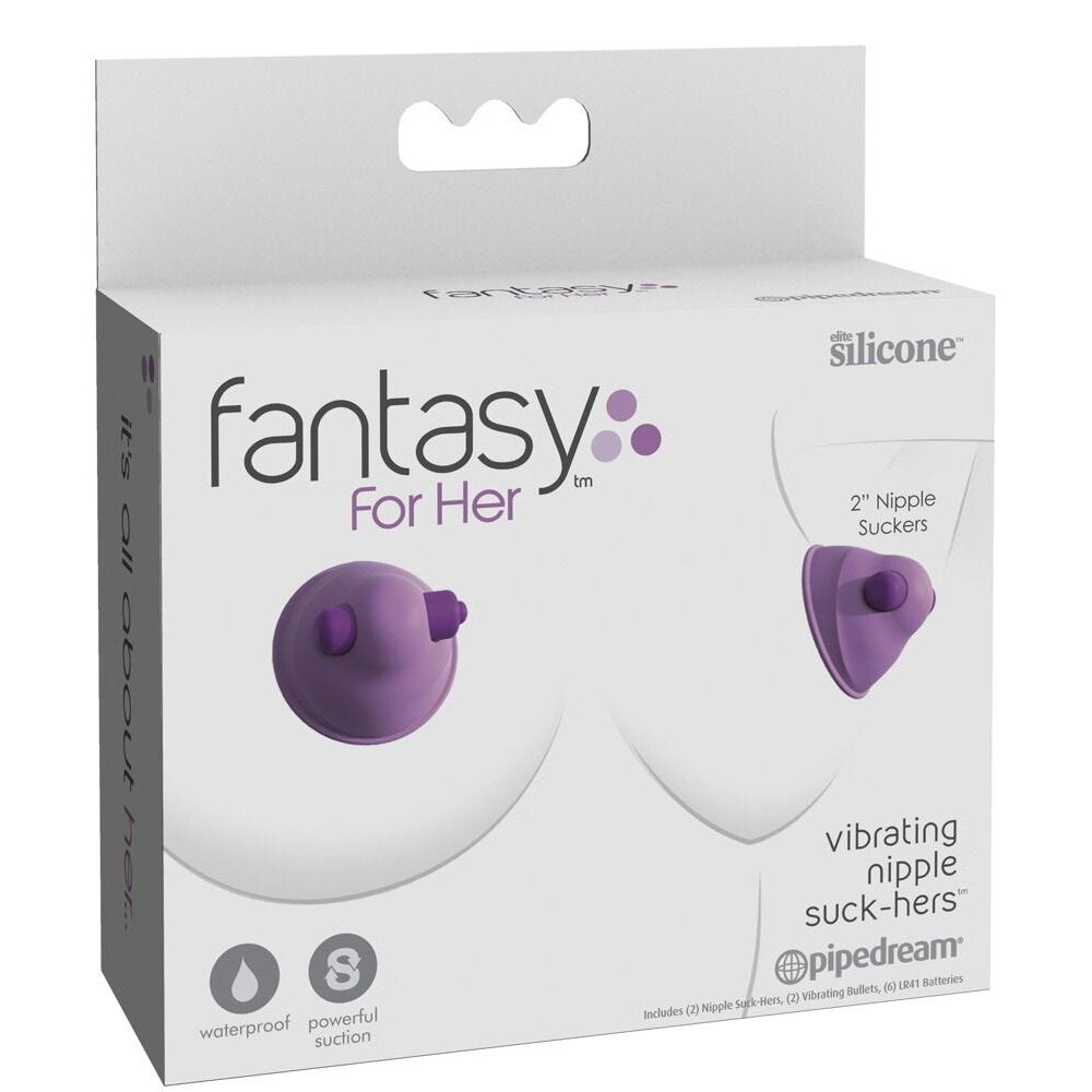 Vibrating nipple suck-hers