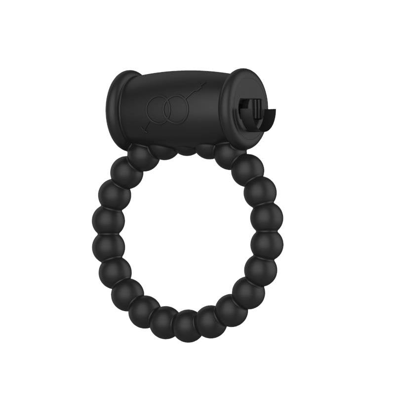 Anello vibrante per pene A-GUSTO Nero