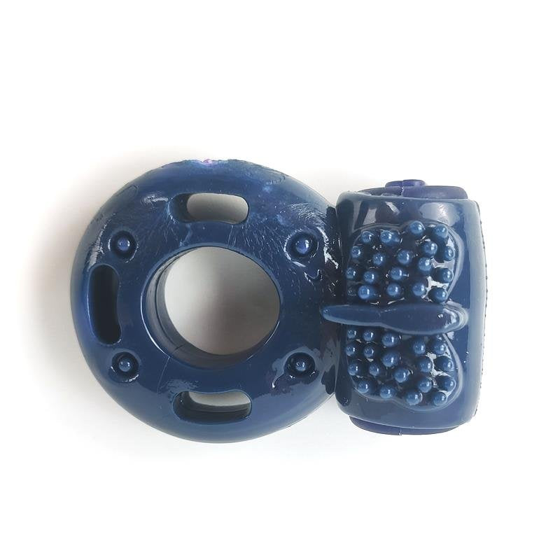 Anello vibrante per pene A-GUSTO blu