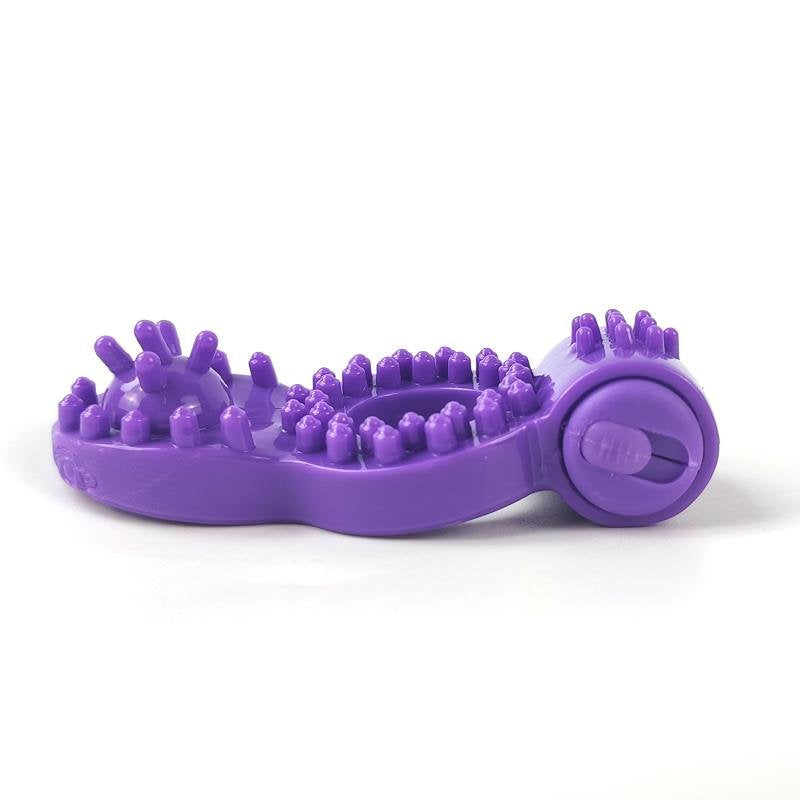 Anello vibrante per pene A-GUSTO viola