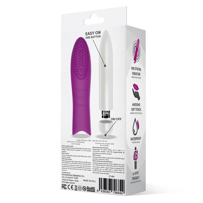 LATETOBED Dotys Easy Quick Proiettile Vibrante in Silicone Viola